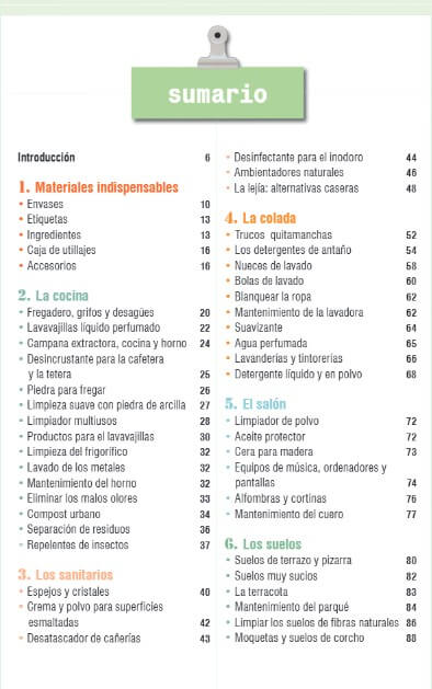 Limpieza al natural