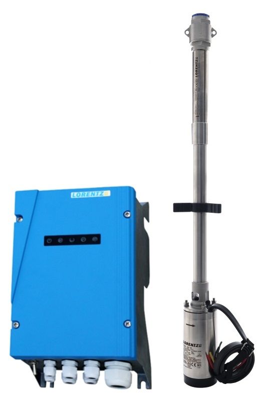 Sistema de bomba Lorentz inmersa para pozos de 4&quot; PS2-600 HRE-07